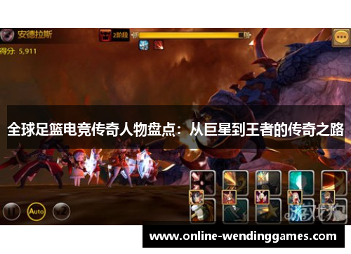 全球足篮电竞传奇人物盘点：从巨星到王者的传奇之路