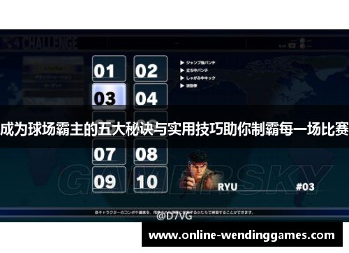 成为球场霸主的五大秘诀与实用技巧助你制霸每一场比赛